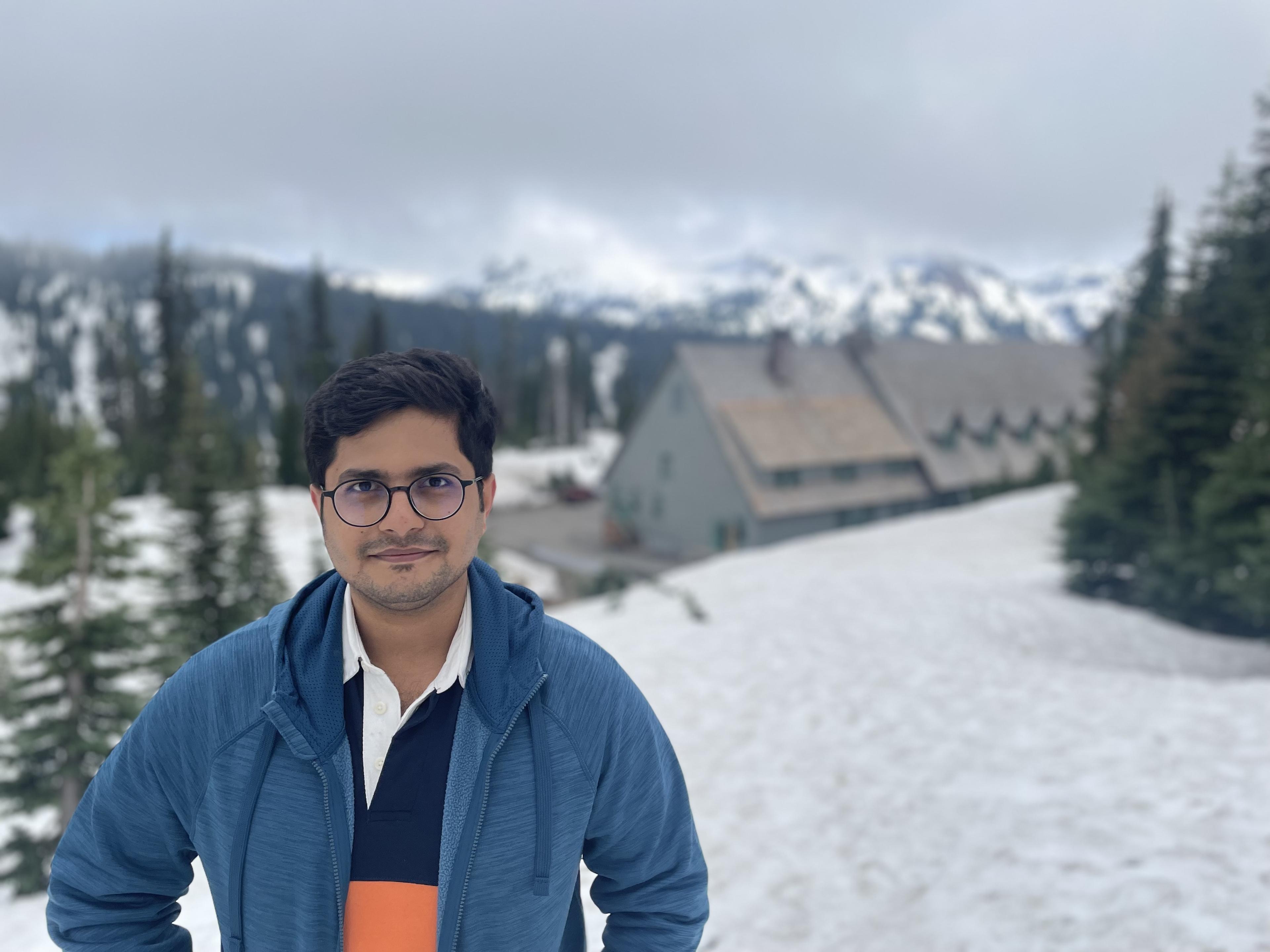 Dr. Samarth Ajay Thakkar in the mountains